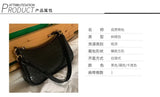 PU Leather Women Shoulder Bag Solid Color Wild Personality Temperament