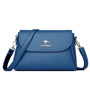 Large-Capacity Soft Leather Shoulder Bag Ladies Messenger Bag