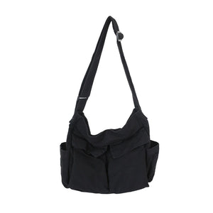 Large Capacity Canvas Shoulder Bags Denim Leisure Or Travel Bag for Women