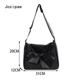 Large Capacity Shoulder Bag for Women Soft Pu Leather Messenger Bag