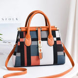 Large Lady Bag Women Handbag Patchwork Purse Single Shoulder Bag