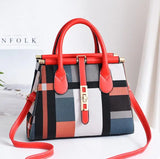 Large Lady Bag Women Handbag Patchwork Purse Single Shoulder Bag
