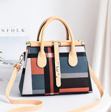 Large Lady Bag Women Handbag Patchwork Purse Single Shoulder Bag