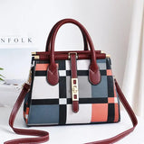 Large Lady Bag Women Handbag Patchwork Purse Single Shoulder Bag