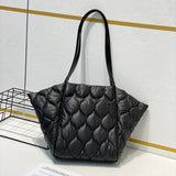 Large Shoulder Bag Handbags For Women Soft Down Cotton Casual Tote