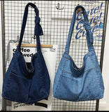 Denim Women's Messenger Bags High-Quality Large-Capacity Ladies Shoulder Bags