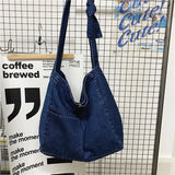 Denim Women's Messenger Bags High-Quality Large-Capacity Ladies Shoulder Bags