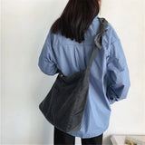 Denim Women's Messenger Bags High-Quality Large-Capacity Ladies Shoulder Bags
