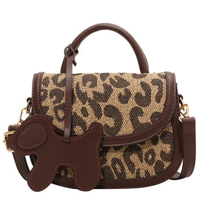 Lattice Shoulder Messenger Women Bag Pendant Style Portable Small Bag
