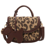 Lattice Shoulder Messenger Women Bag Pendant Style Portable Small Bag