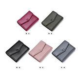 Slim Zero Wallet Envelope Short Cow Leather Wallet