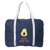 Men's Foldable Waterproof Travel Bag Large Capacity Tote Zipper Fishing Bag