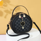 Women's Round Handbag Crossbody Small Bag Circle Shoulder Bag