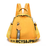 Xiaoqing Burglar Proof Travel Backpack Lightweight Oxford Cloth Polyester Nylon