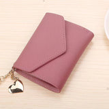 Tassel Heart Pendant Clutch Bag Multi-Functional Lychee Pattern