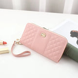 Long Women Wallets Purse Three-fold Female Wallet Bag Zipper Long Wallet