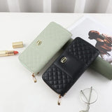 Long Women Wallets Purse Three-fold Female Wallet Bag Zipper Long Wallet