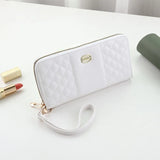 Long Women Wallets Purse Three-fold Female Wallet Bag Zipper Long Wallet