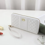 Long Women Wallets Purse Three-fold Female Wallet Bag Zipper Long Wallet