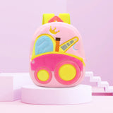 Plush Bulldozer Excavator Backpack for Kids 2-4 Years Old