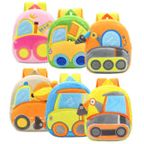 Plush Bulldozer Excavator Backpack for Kids 2-4 Years Old