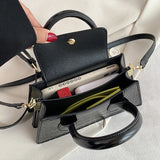 Orange Crocodile Pattern Leather Handbag Clutch Shoulder Bag