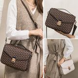 Vintage Leather Shoulder Bag Crossbody Bag Business Handbag