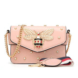 Diamond Women Handbag Messenger Bag Style PU Leather Bags