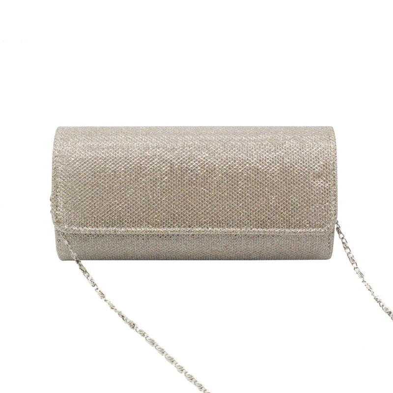 Golden Glitter Dinner Bag Wedding Clutch Chain Shoulder Bag