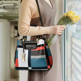 Women's Printed Plaid Small Square Bag