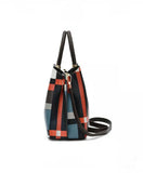 Women's Printed Plaid Small Square Bag