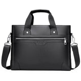 Leather Men's Briefcase Shoulder Bag Messenger Casual Tote Computer Bags