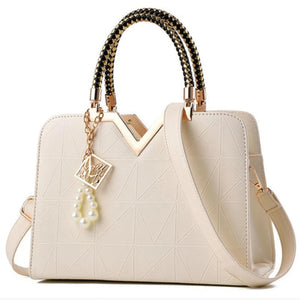 Metal Soft Bag Lady Shoulder Handbag Women Bag Crossbody Bags