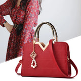 Metal Soft Bag Lady Shoulder Handbag Women Bag Crossbody Bags Female