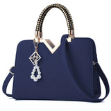Metal Soft Bag Lady Shoulder Handbag Women Bag Crossbody Bags Female