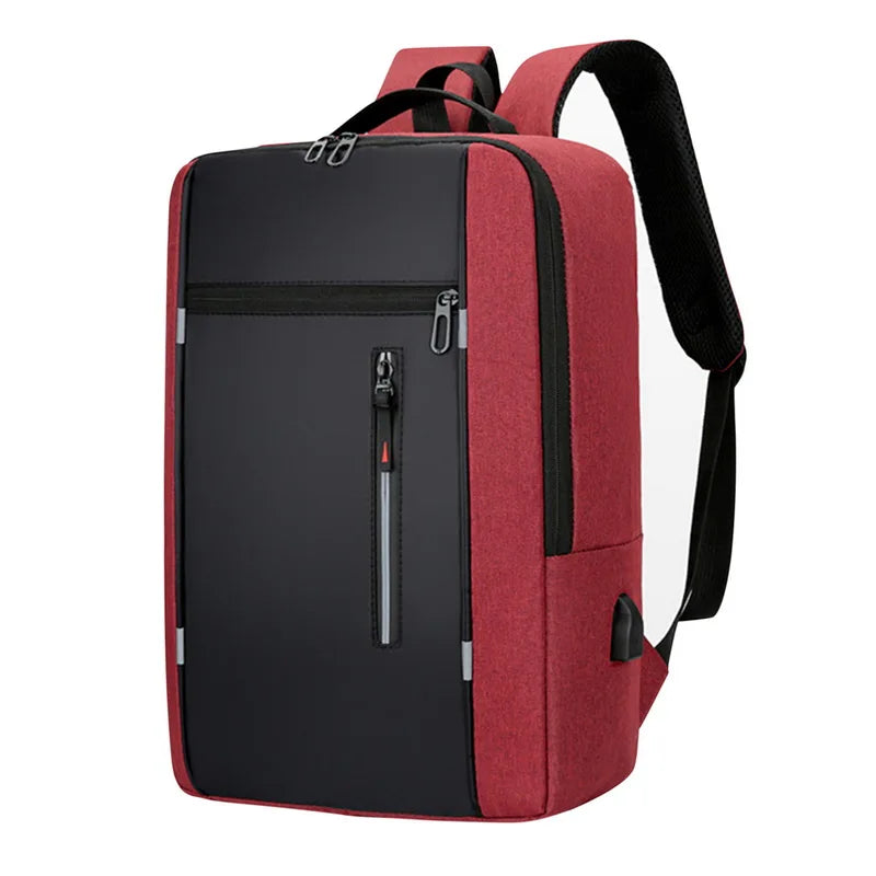 Waterproof Business Laptop Backpack USB Charging Bagpack