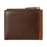 Anti-Theft Leather Wallet for Men Large Capacity Zipper Business Purse
