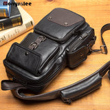 Men's Chest Pack Small Bag Casual Outdoor Shoulder Bag Messenger