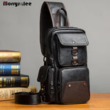 Men's Chest Pack Small Bag Casual Outdoor Shoulder Bag Messenger