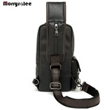 Men's Chest Pack Small Bag Casual Outdoor Shoulder Bag Messenger