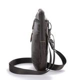 Men's Leather Phone Pouch Crossbody Waist Pack