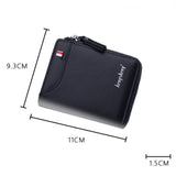 Men's Casual Short Wallet PU Leather Billetera Hombre