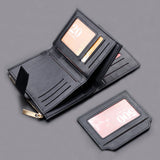 Men's Leather Money Clip Large Capacity Credit Card/ID Holders