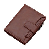 Men's Leather Money Clip Large Capacity Credit Card/ID Holders