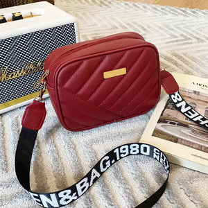 Embroidered Camera Female Messenger Bag Ladies Crossbody Shoulder Bags