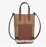 Casual Leather Phone Bag Women Small Shoulder Crossbody Plaid Messenger Bag