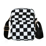Mini Ladies Shoulder Bag Panelled Nylon Women Messenger Bags
