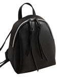 Mini PU Leather Backpack Women's Small Shoulder Bag with Fringe Zipper