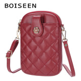 Soft Female Shoulder Bag Summer Small Zipper Girl Phone Pocket Mini Bag