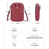 Soft Female Shoulder Bag Summer Small Zipper Girl Phone Pocket Mini Bag